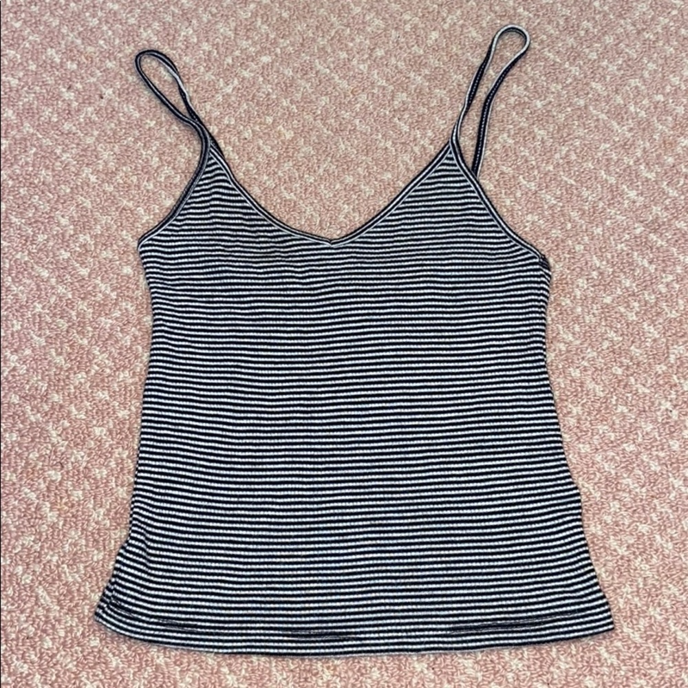 Cropped Striped Tank